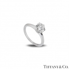 Tiffany & Co. Platinum Diamond Setting Ring 1.31ct G/VS2 Tiffany & Co. Platinum Diamond Setting Ring 1.31ct G/VS2